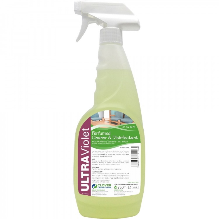 Clover Chemicals Ultraviolet RTU Perfumed Cleaner & Disinfectant (840)